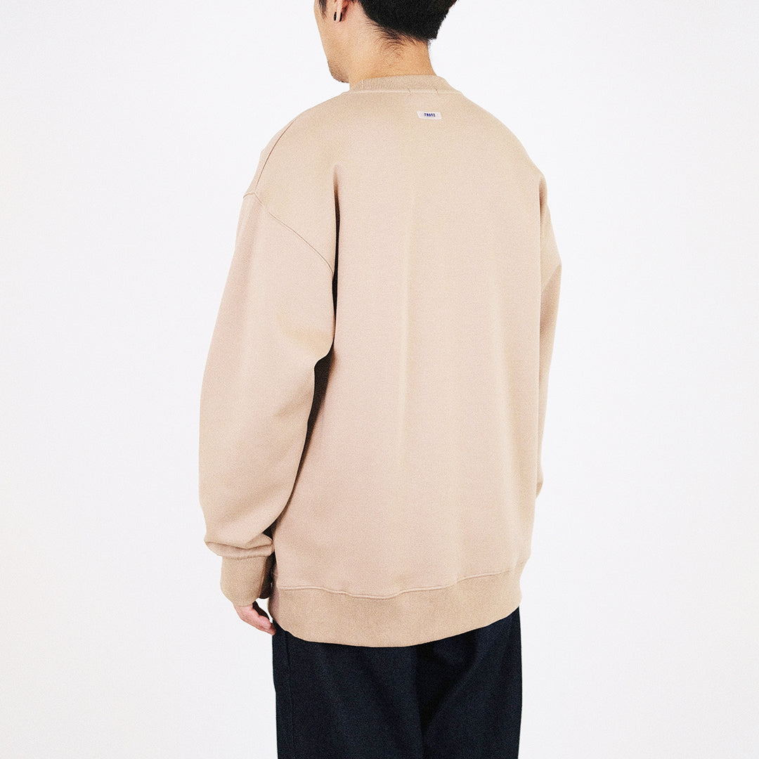 Men Oversized Sweatshirt - Coffee - SM2310151B