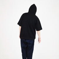 Men Printed Oversized Hoodie - Black - SM2310152D