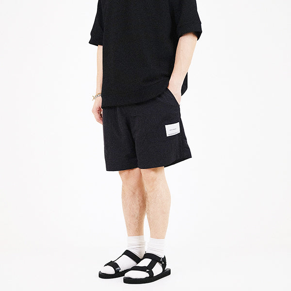 Men Nylon Shorts - Black - SM2310154D