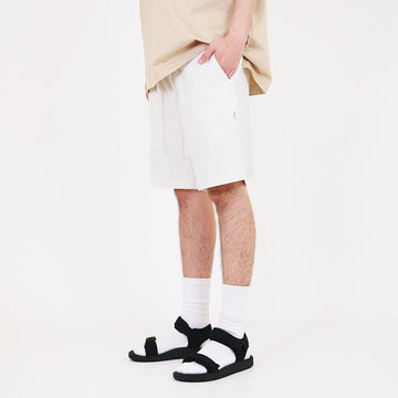 Men Denim Shorts - Off White - SM2310155A