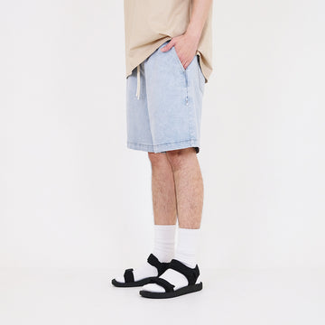 Men Denim Shorts - Light Blue - SM2310155B