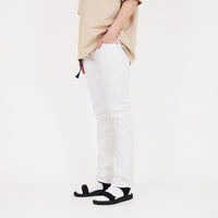 Men Skinny Long Jeans With Belt - Off White - SM2310157A