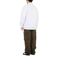 Men Oversized Jacket - Off White - SM2310159A