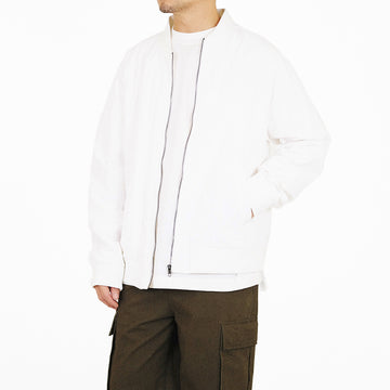 Men Oversized Jacket - Off White - SM2310159A