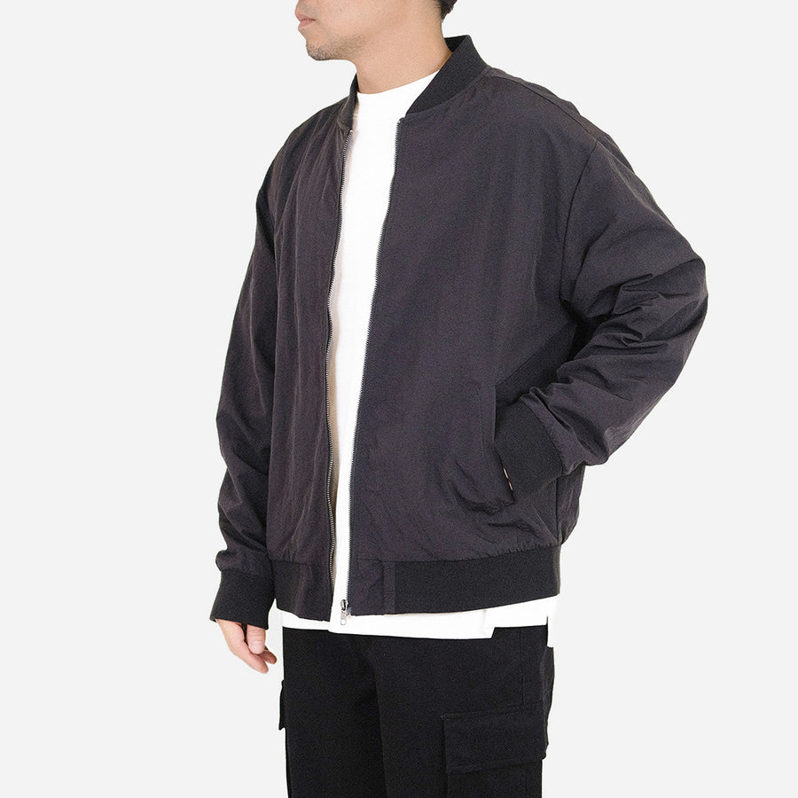 Men Oversized Jacket - Black - SM2310159C
