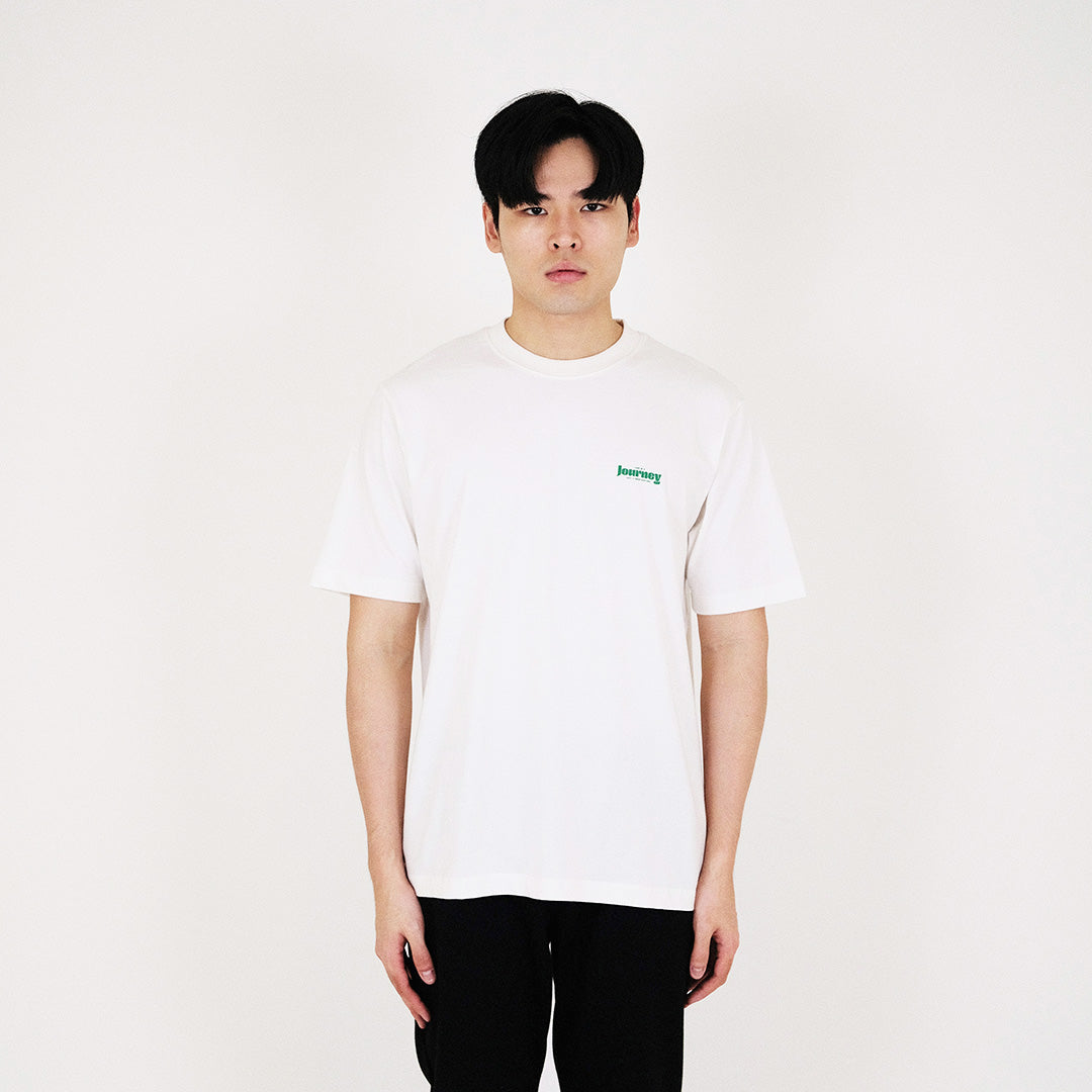 Men Graphic Tee - Off White - SM2311139A