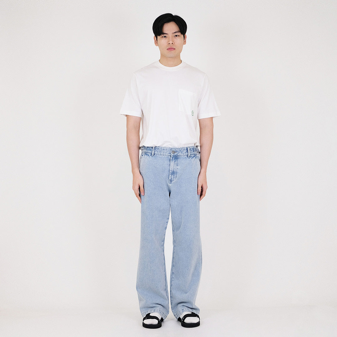 Men Graphic Tee - Off White - SM2311140A