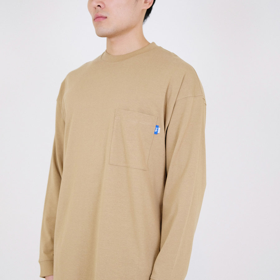 Men Oversized Sweatshirt - Latte - SM2311165B