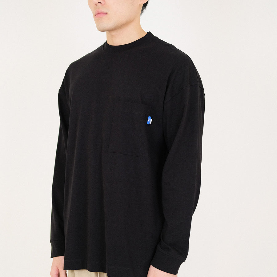 Men Oversized Sweatshirt - Black - SM2311165D