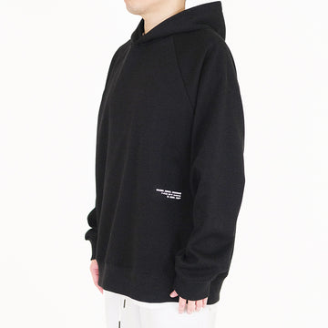 Men Printed Oversized Hoodie - Black - SM2311168C