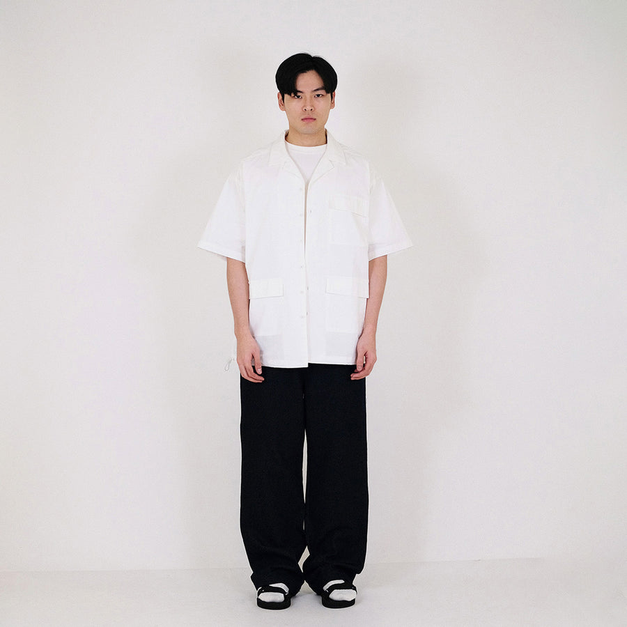 Men Oversized Shirt - Off White - SM2311169A