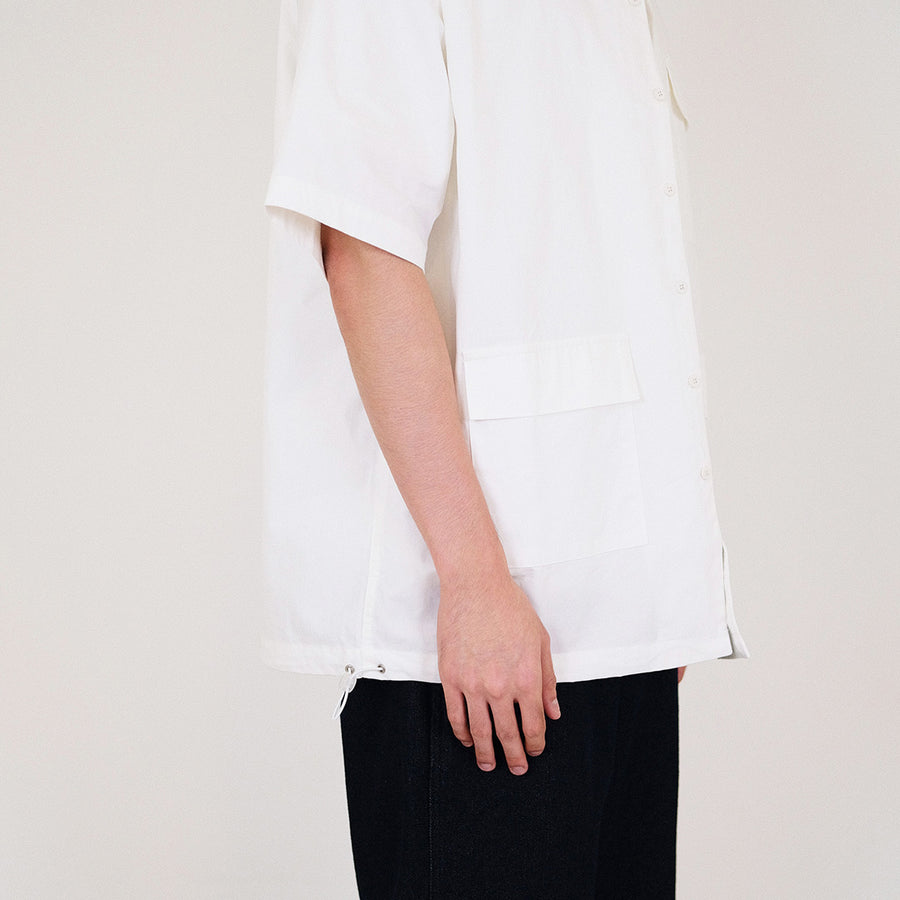 Men Oversized Shirt - Off White - SM2311169A