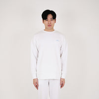 Men Embroidery Oversized Sweatshirt - Off White - SM2311170A