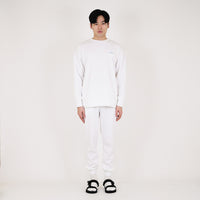 Men Embroidery Oversized Sweatshirt - Off White - SM2311170A