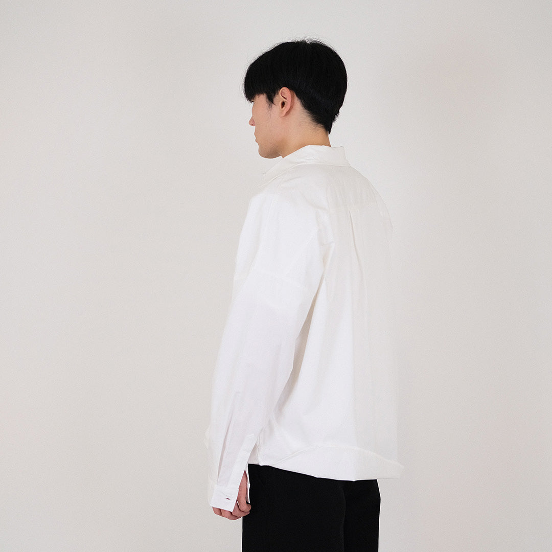 Men Oversized Shirt - Off White - SM2311171A
