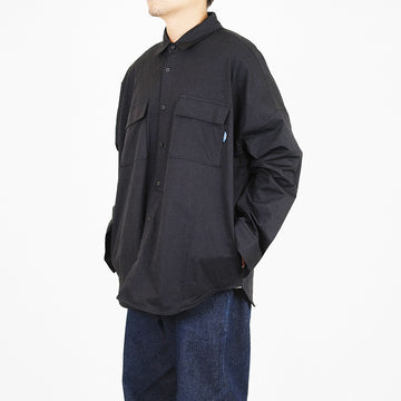 Men Oversized Shirt - Black - SM2311171C