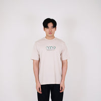 Men Graphic Tee - Sand - SM2312142A