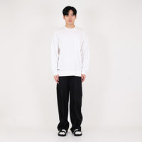 Men Oversized Long Sleeve Top - Off White - SM2312190A