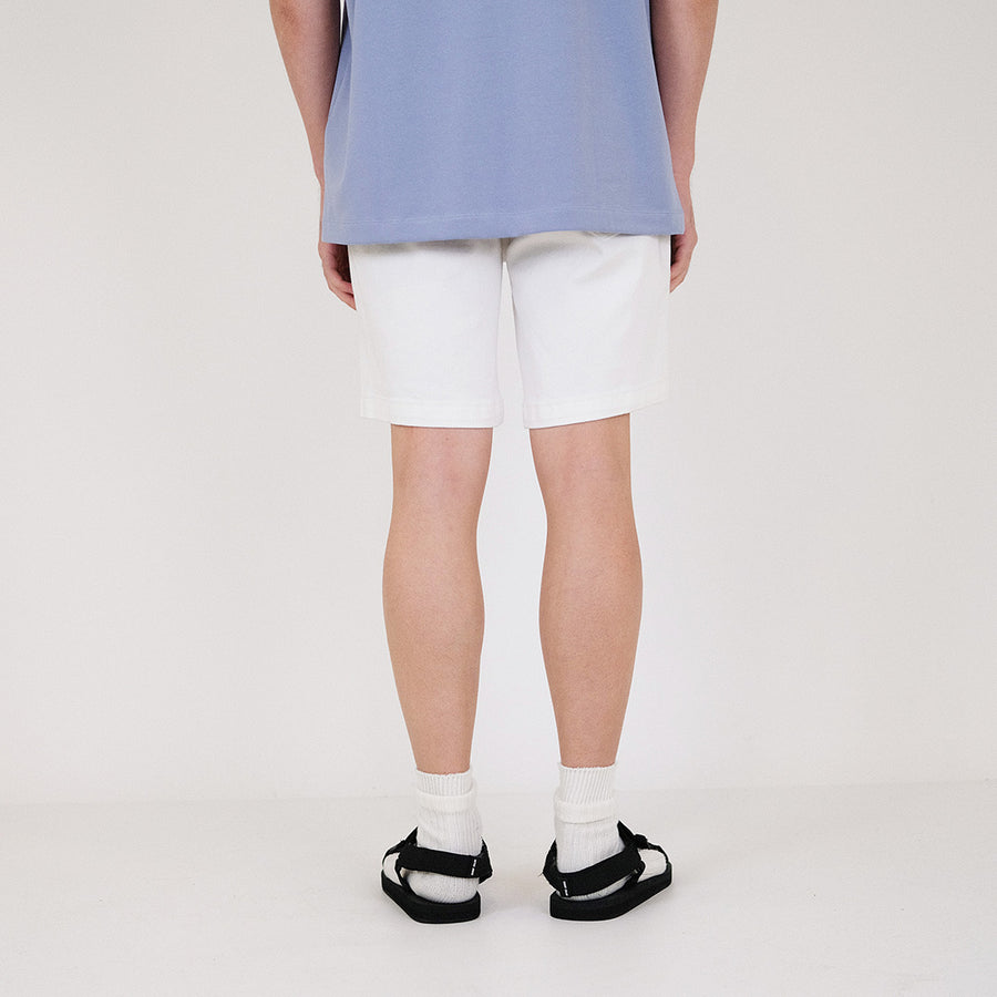 Men Denim Shorts - Off White - SM2312193A