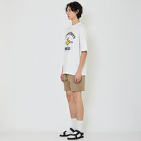Men Printed Oversized Tee - Off White - SM2401001A