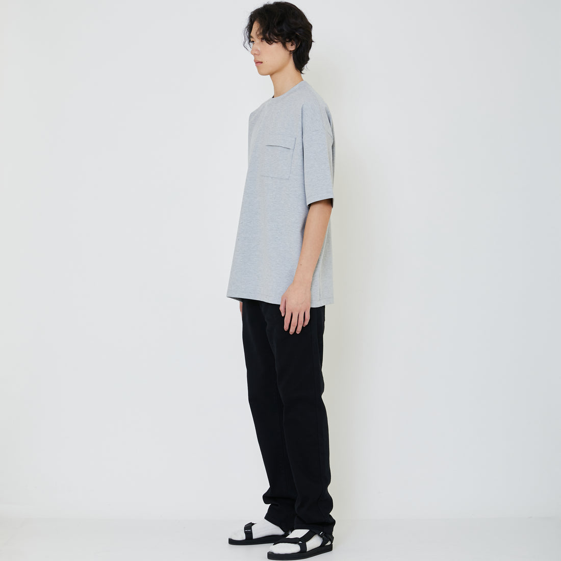 Men Essential Ultra-Wide Pocket Tee - SM2401003