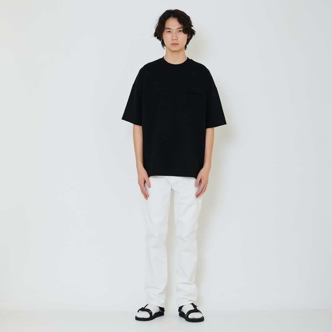 Men Essential Ultra-Wide Pocket Tee - SM2401003