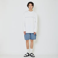 Men Embroidery Oversized Top - Off White - SM2401006A