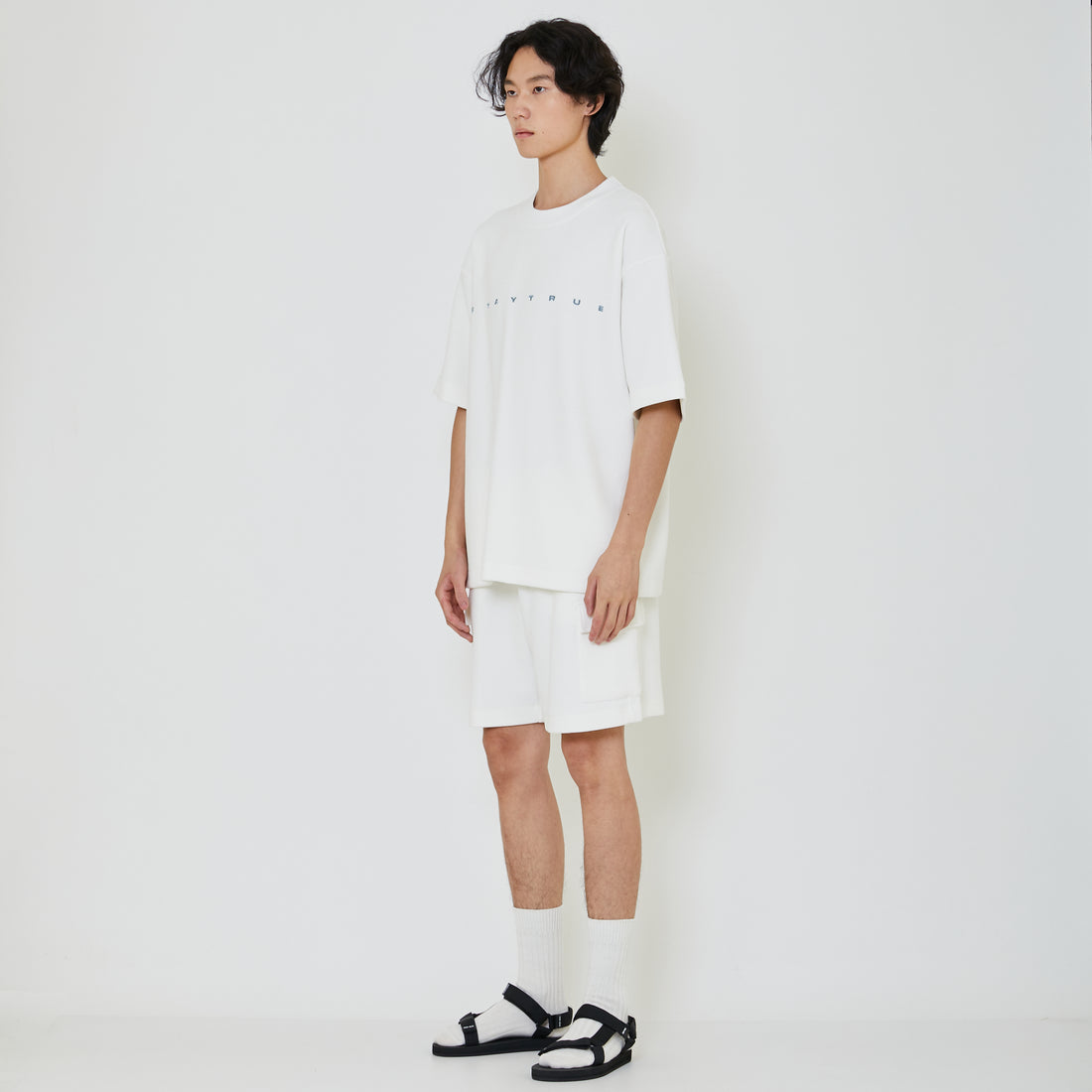 Men Oversized Waffle Knit Top - SM2401007