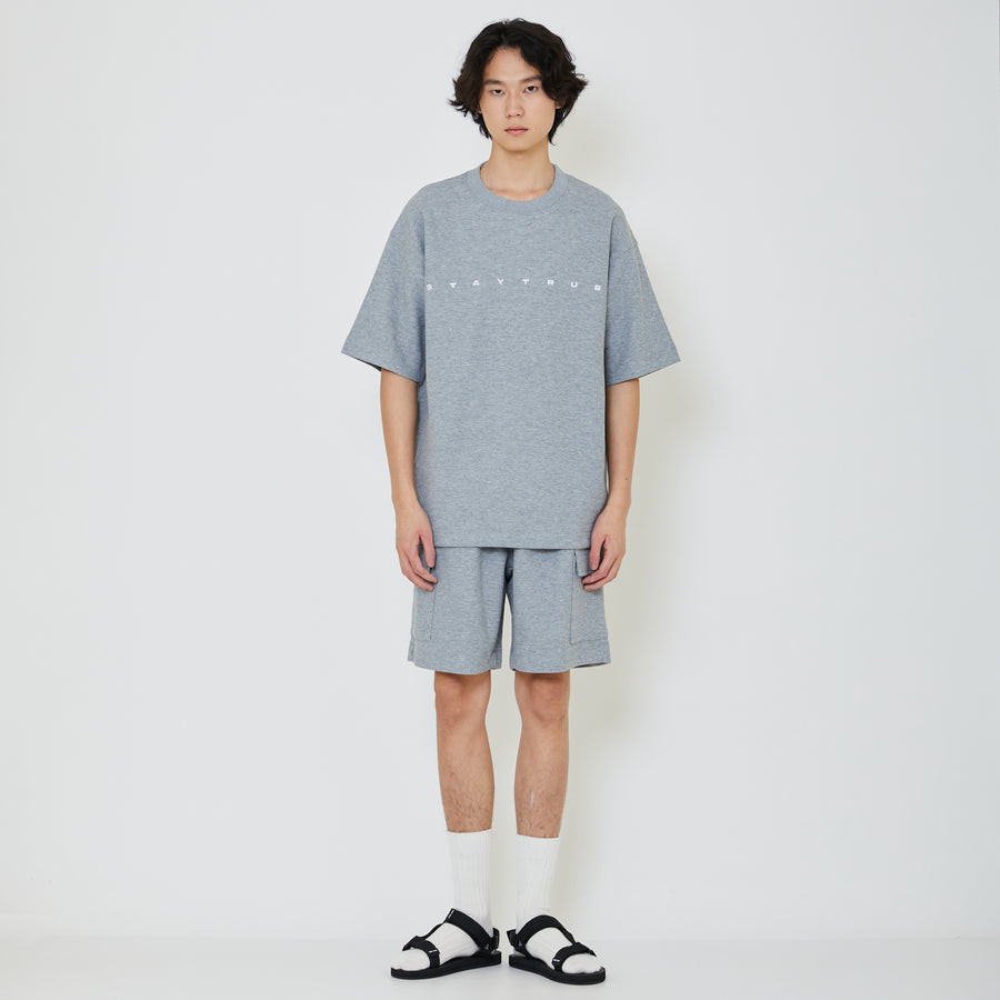 Men Oversized Waffle Knit Top - SM2401007