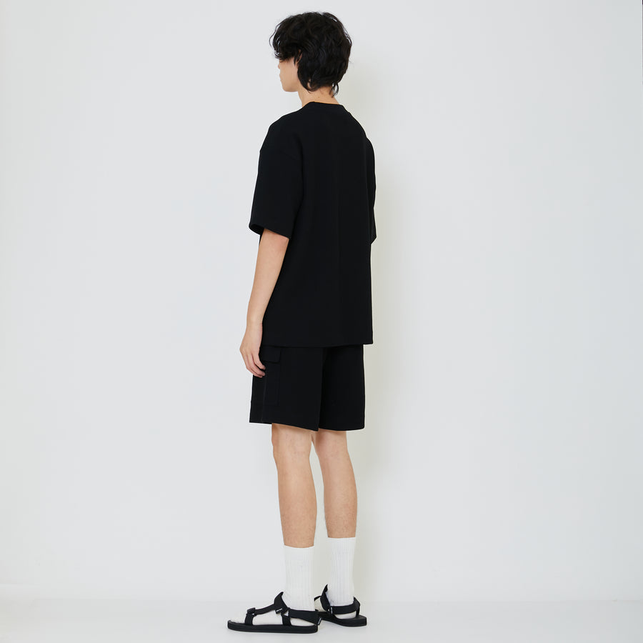 Men Oversized Waffle Knit Top - SM2401007