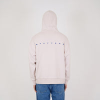Men Printed Oversized Hoodie - Sand - SM2401009A