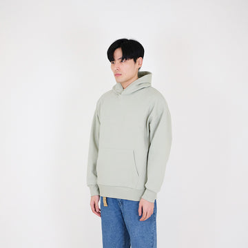 Men Printed Oversized Hoodie - Mint - SM2401009B