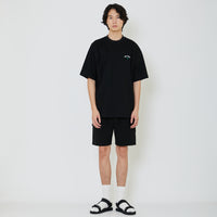Men Embroidery Oversized Tee - Black - SM2402021D