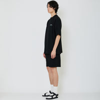 Men Embroidery Oversized Tee - Black - SM2402021D