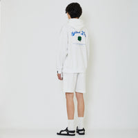 Men Embroidery Oversized Hoodie - Off White - SM2402030A