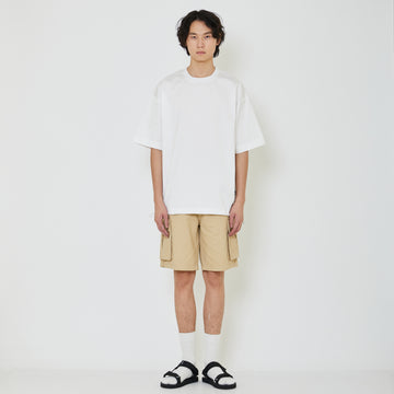 Men Oversized Top - Off White - SM2402032A