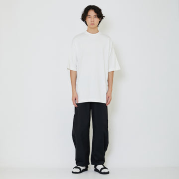 Men Oversized Combined Top - Off White - SM2403044A