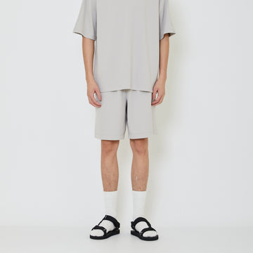 Men Pique Shorts - Light Grey - SM2403046B