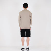 Men Oversized Sweater - Khaki - SM2403049A