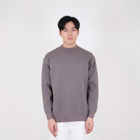 Men Oversized Sweater - Grey - SM2403049B
