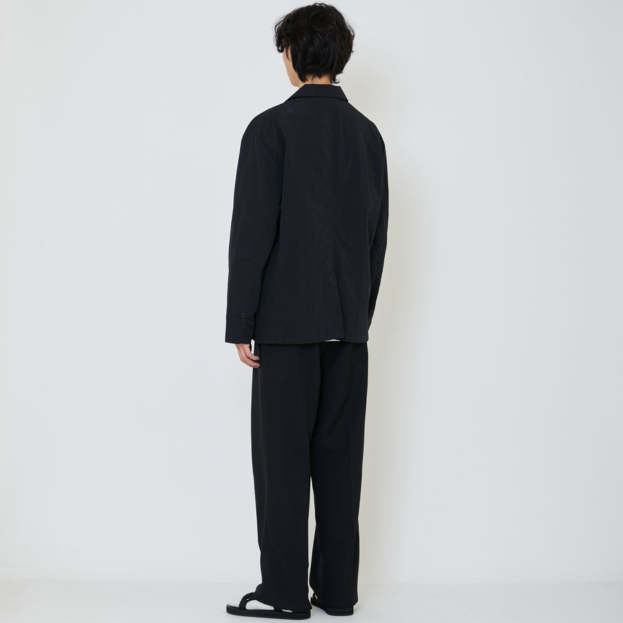 Men Nylon Blazer - Black - SM2403055B