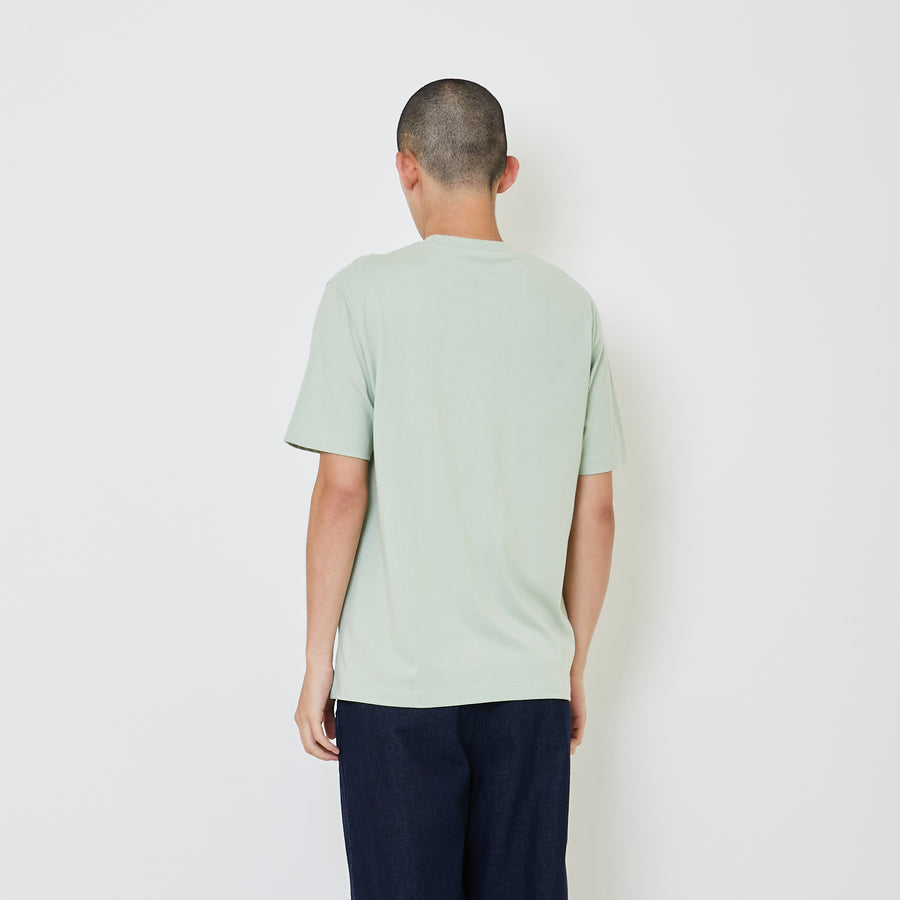 Men Graphic Tee - Light Green - SM2403070B