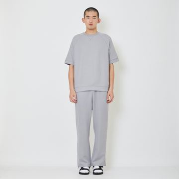 Men Waffle Knit Cargo Pants - Light Grey - SM2404078B