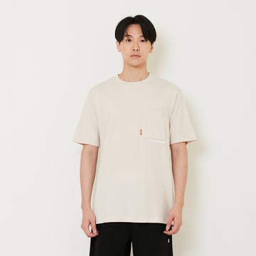 Men Graphic Tee - Sand - SM2407175A