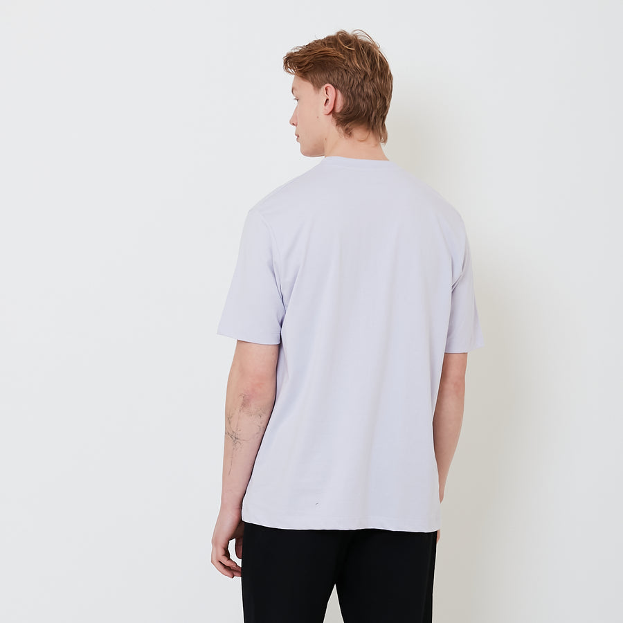Men Graphic Tee - Purple - SM2407175C