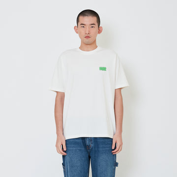 Men Graphic Tee - Off White - SM2407176A