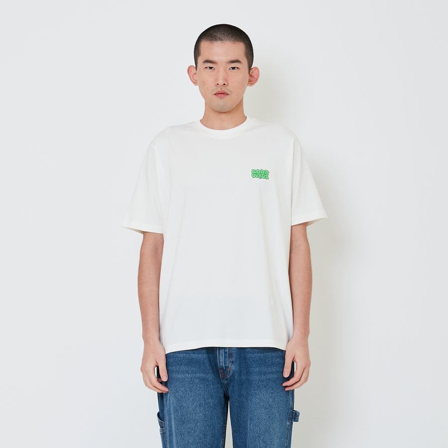 Men Graphic Tee - Off White - SM2407176A