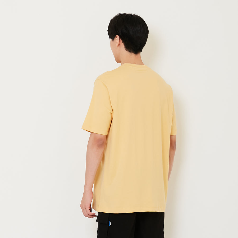 Men Graphic Tee - Yellow - SM2408177B