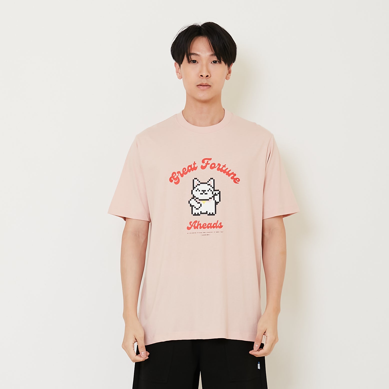 7dayz men graphic tee - pink - sm2410181b