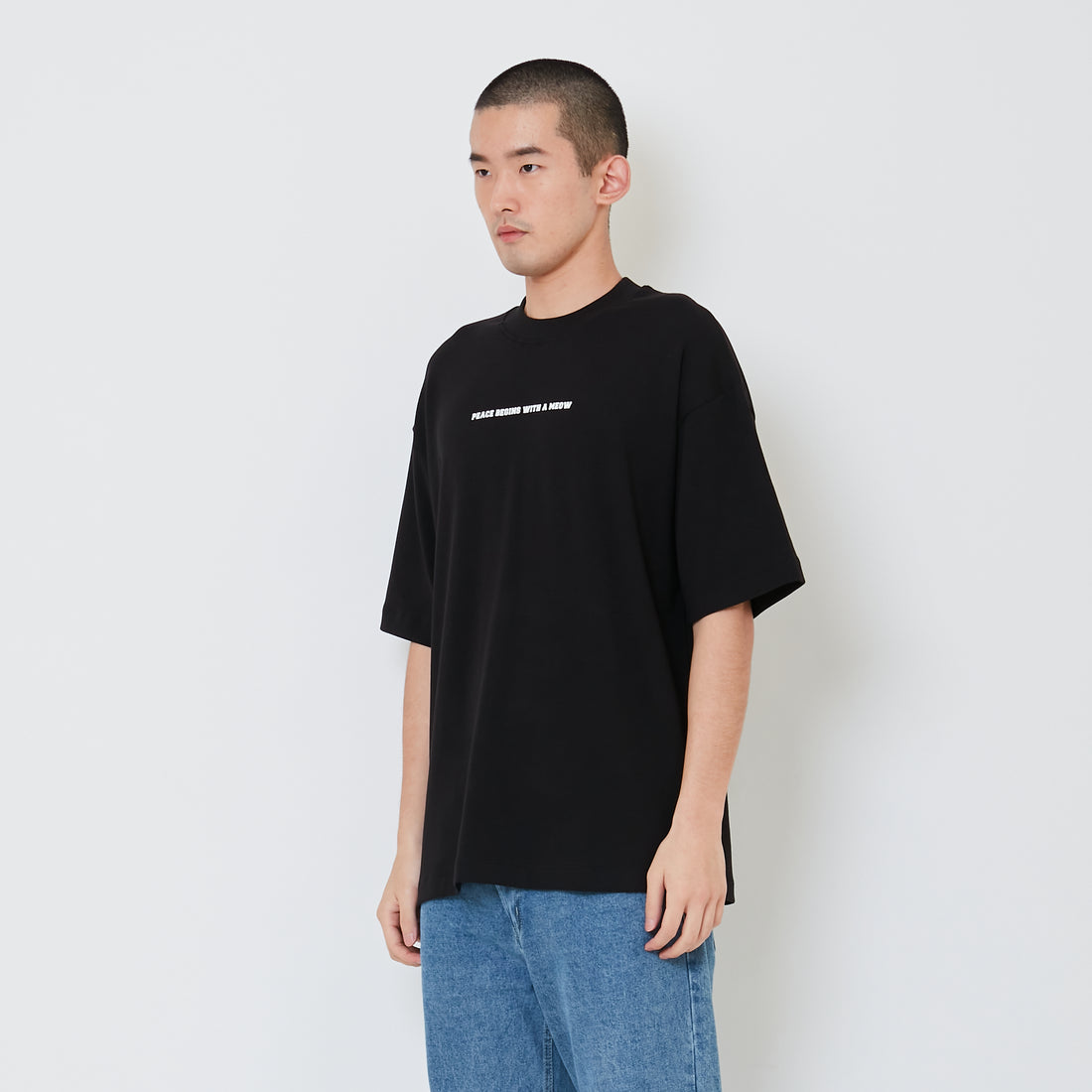 Men Printed Oversized Tee - SM2410205